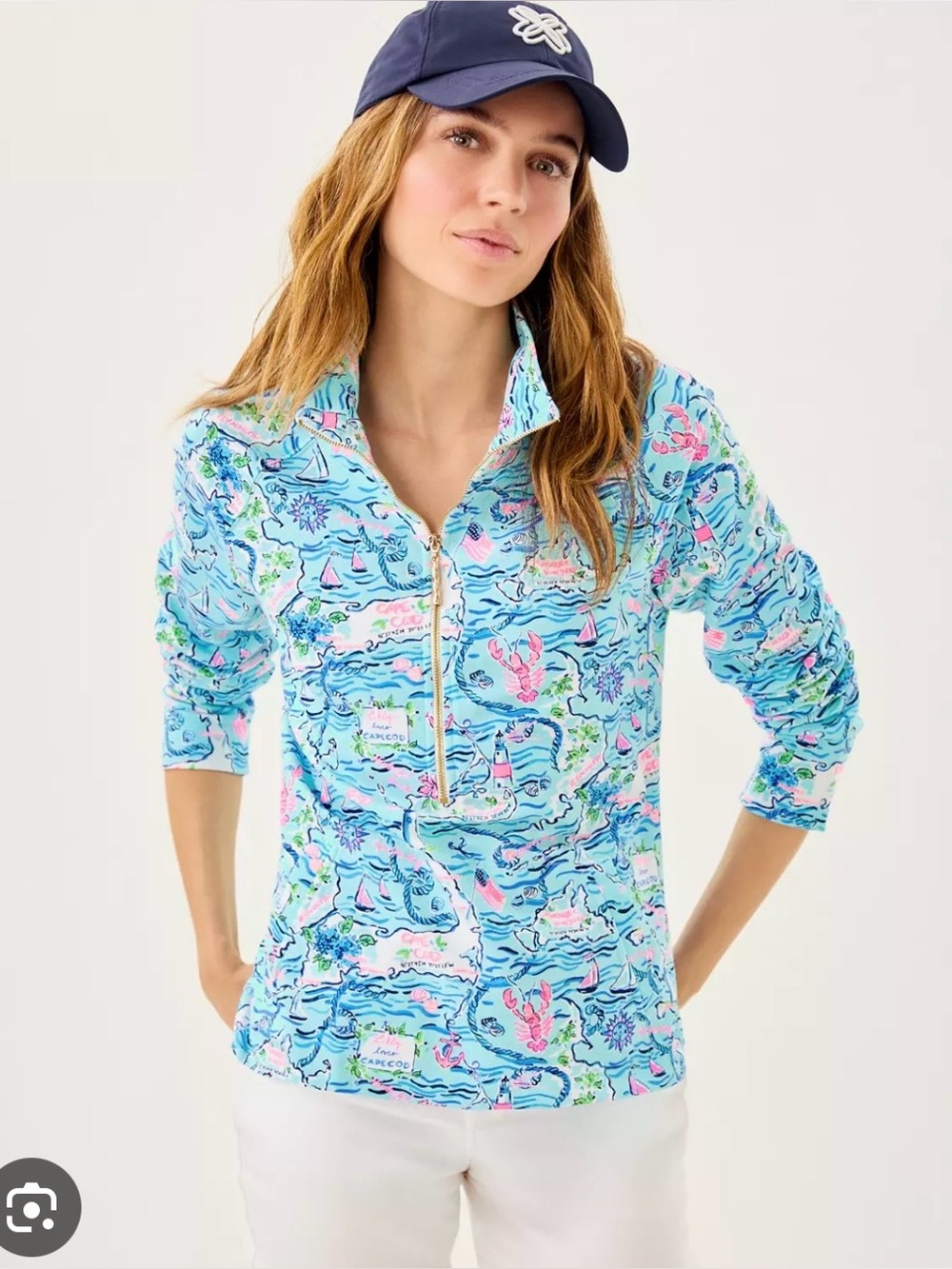Lilly Pulitzer Skipper Popover Pullover